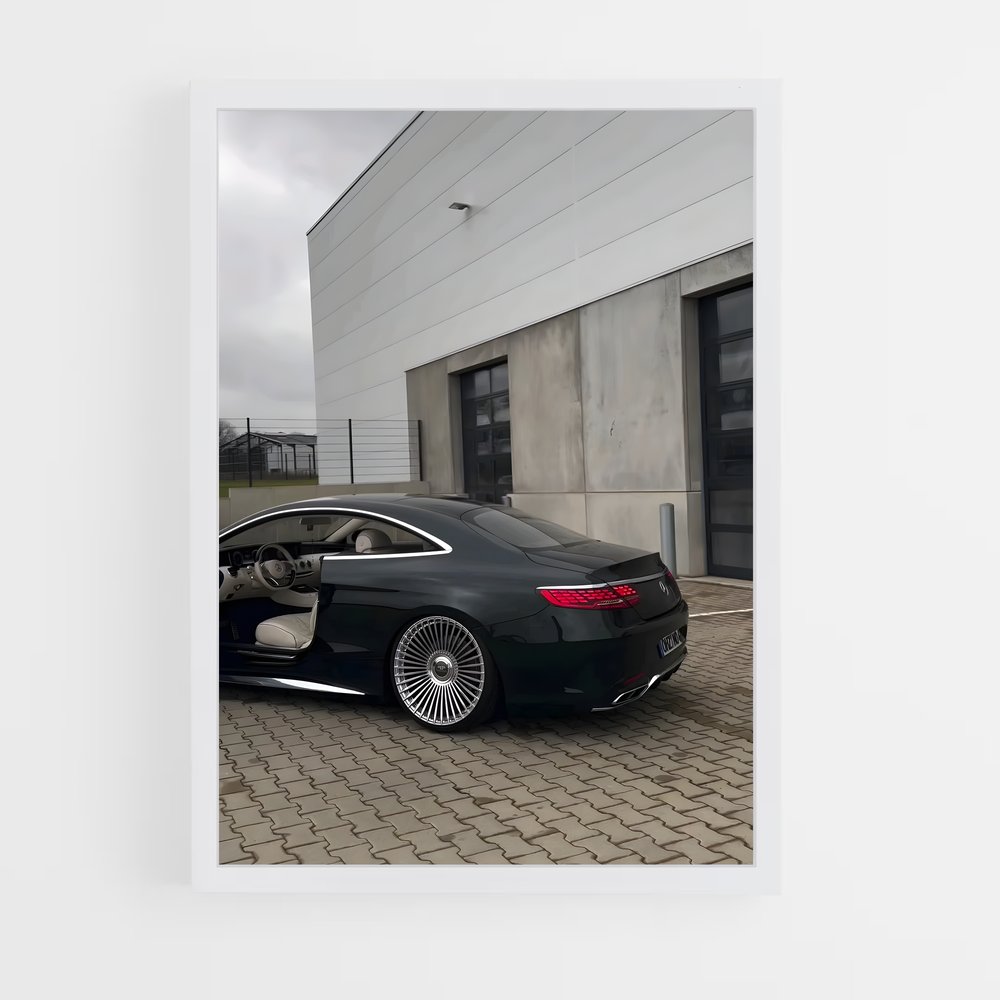 Poster élégant S amg coupe – affiche Mercedes (vue 3)
